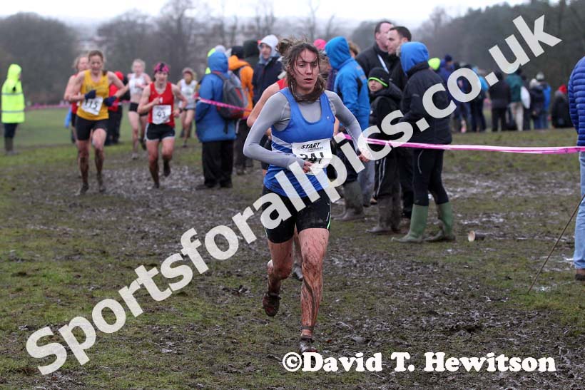 Emma Holt (Morpeth) senior women Northern Cross Country Champs, Knowsley Safari Park. Photo: David T. Hewitson/Sports for All Pics